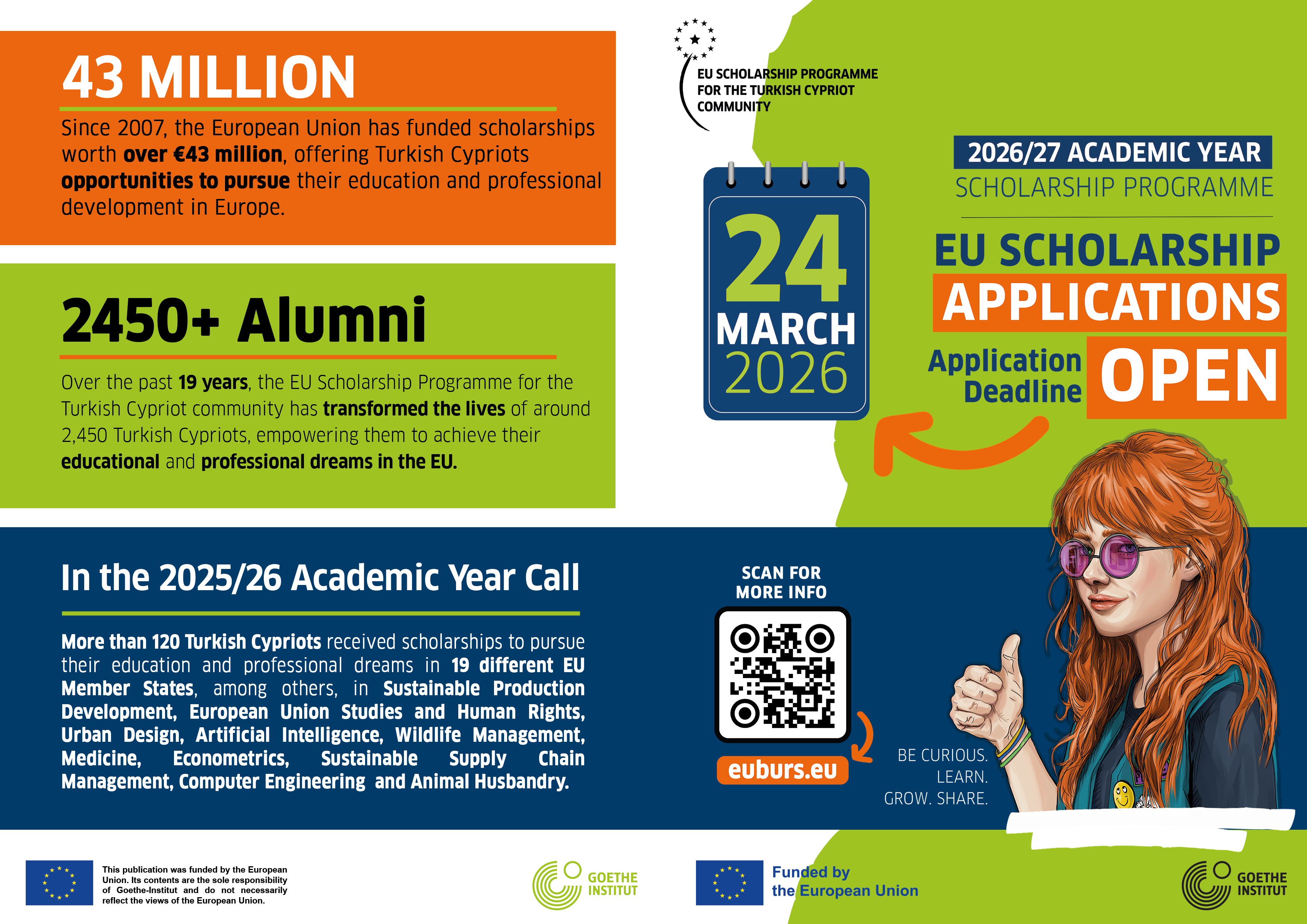 EU Scholarship Programme 2026/27 applications are open!  0